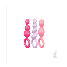 Cargar imagen en el visor de la galería, Booty Call Set de Plugs Anales Satisfyer